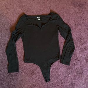 Pink - black bodysuit